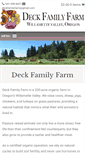 Mobile Screenshot of deckfamilyfarm.com
